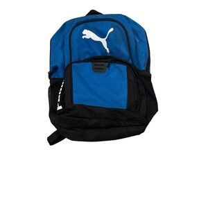 Puma Blue and Black Men's Backpack logo